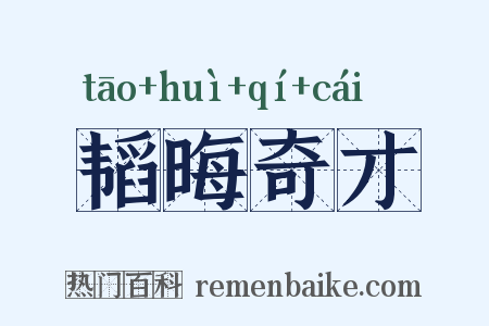 韬晦奇才是什么意思的图片